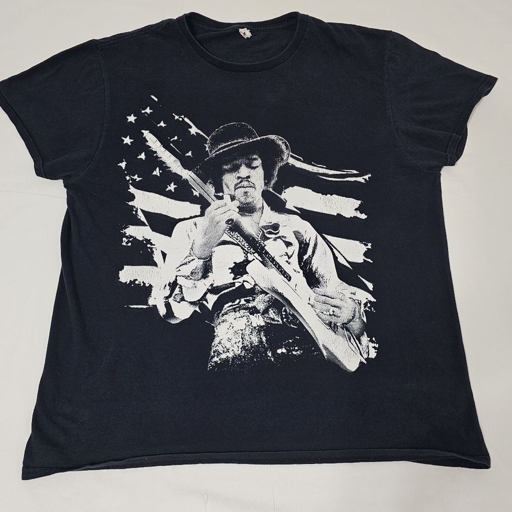Jimi Hendrix Rare Vtg Band T-shirt by Fruit of the Loom Women's Large to XL